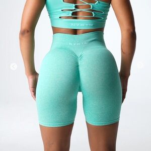 NVGTN Women's Teal Bike Shorts